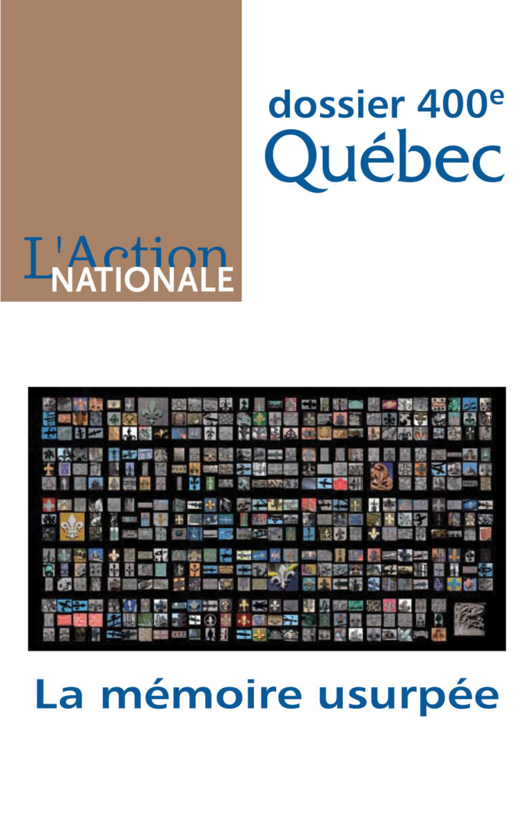 L'Action nationale – Numéro de novembre-décembre 2008