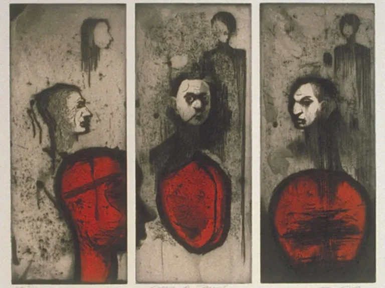 Louis-Pierre Bougie, Coeur de bœuf, estampe, 1992