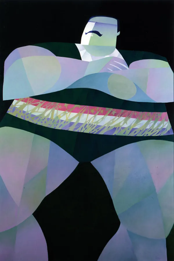 Claude Le Sauteur, Louis Cyr, huile sur toile, 2007