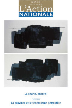 L'Action nationale – Numéro de novembre-décembre 2013
