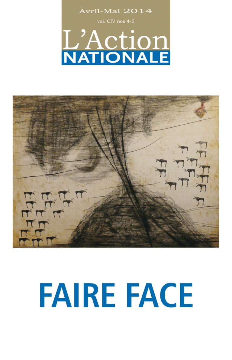 L'Action nationale – Numéro d'avril-mai 2014