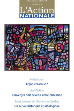 L'Action nationale – Numéro d'octobre 2014