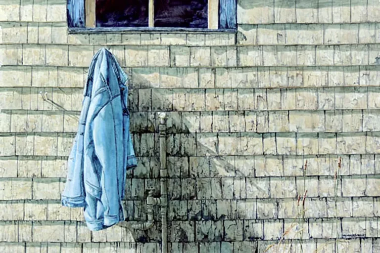 Richard Bélanger. Highland Farm, aquarelle sur papier, 2013.