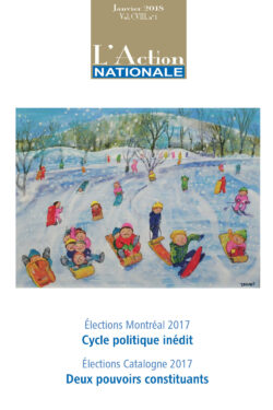 L'Action nationale – Numéro de janvier 2018