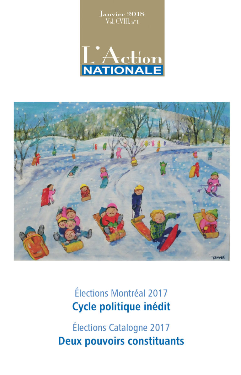L'Action nationale – Numéro de janvier 2018
