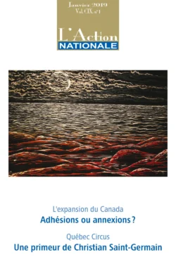 L'Action nationale – Numéro de janvier 2019