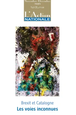 L'Action nationale – Numéro de novembre-décembre 2019