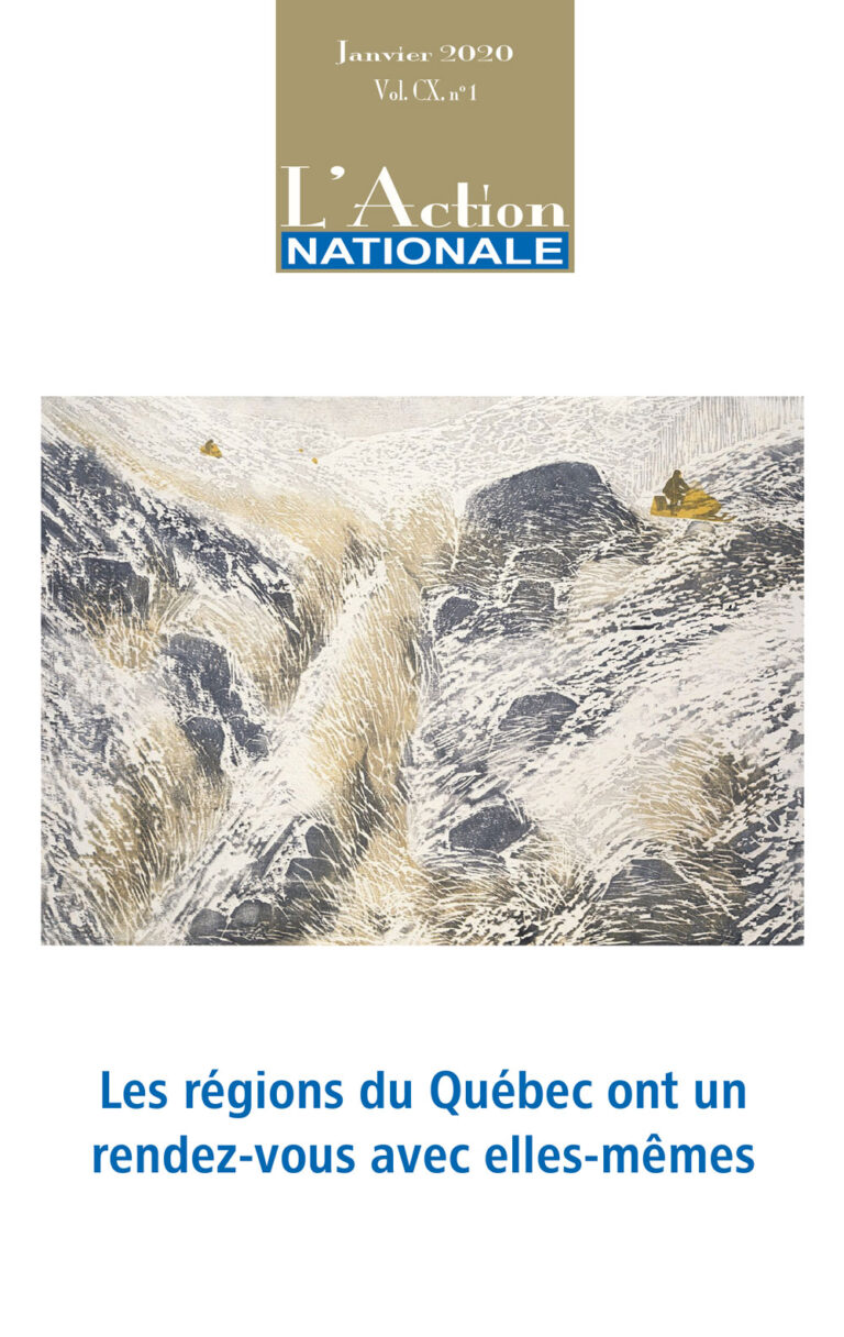 L'Action nationale – Numéro de janvier 2020