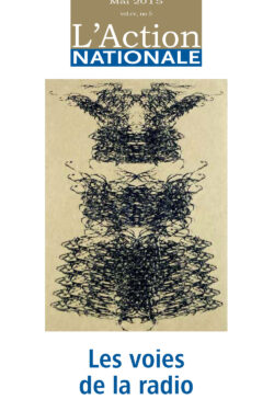 L'Action nationale – Numéro de mai 2015
