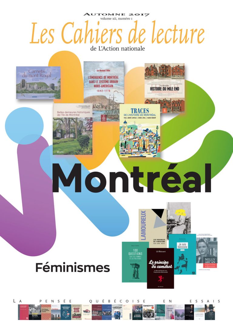 Les Cahiers de lecture de L'Action nationale – Automne 2017