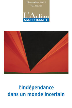 L'Action nationale – Numéro de décembre 2022