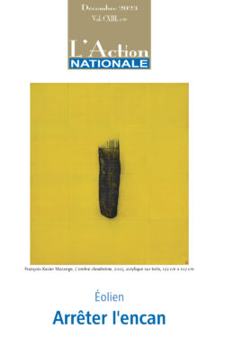 L'Action nationale – Numéro de décembre 2023