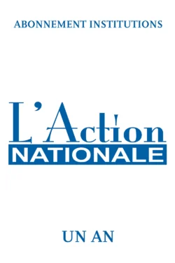 Abonnement institutionnel – 1 an