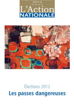 L'Action nationale – Numéro de septembre-octobre 2012