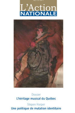 L'Action nationale – Numéro de janvier 2014