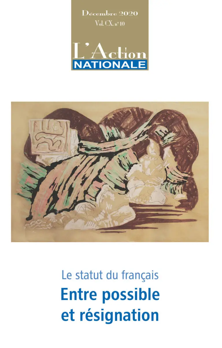 L'Action nationale – Numéro de décembre 2020