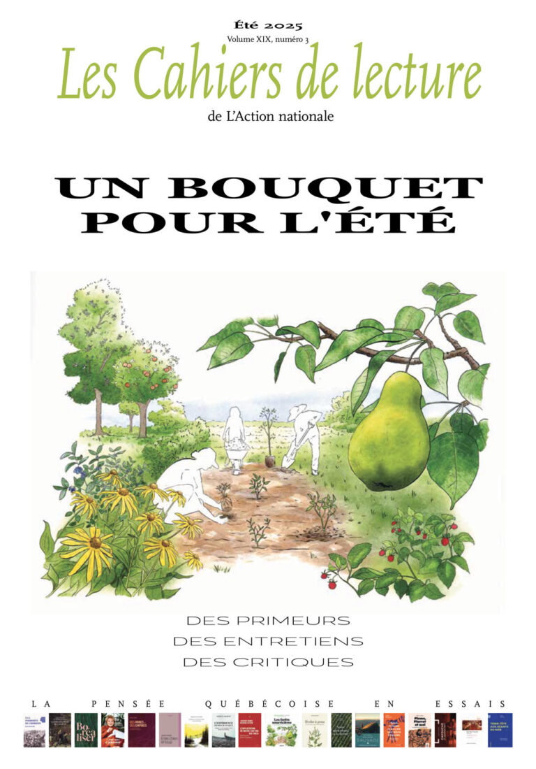 Les Cahiers de lecture de L'Action nationale – Été 2025