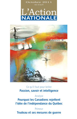 L'Action nationale – Numéro d'octobre 2011