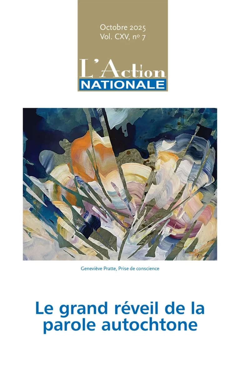L'Action nationale – Numéro d'octobre 2025