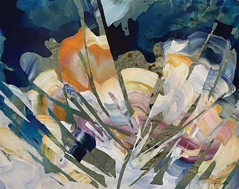 Geneviève Pratte. Prise de conscience. Acrylique, 61 cm x 76 cm